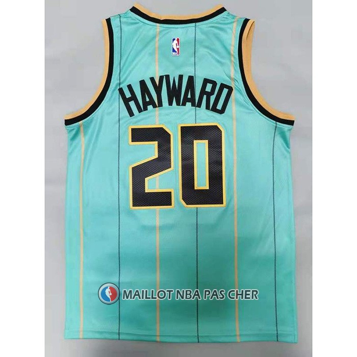 Maillot Charlotte Hornets Gordon Hayward Ville 2020-21 Vert